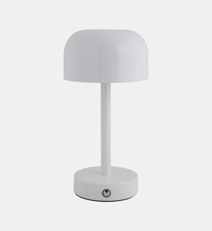 Leitmotiv James Led Table Lamp, White, Packshot View