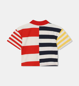 Sailor Striped Cotton Polo Shirt