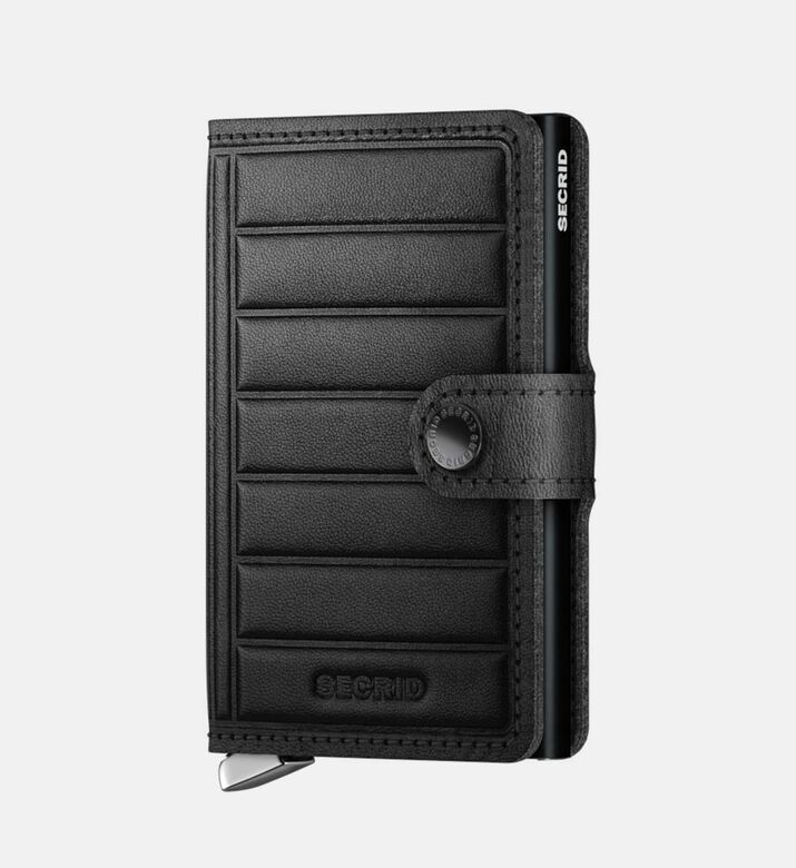 Embossed Leather Mini Wallet
