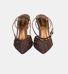 Crystals Pointed Toe Heels Crystals Pointed Toe Heels