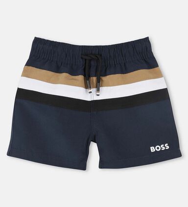 Striped Drawstring Closure Shorts