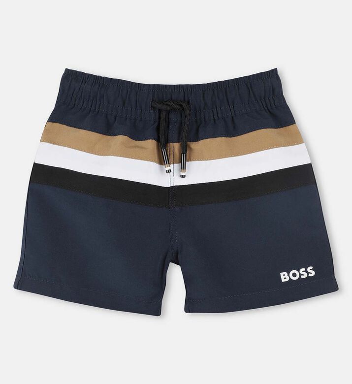 Striped Drawstring Closure Shorts