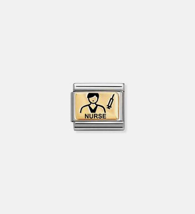 Composable Classic 18k Gold Man Nurse Plate