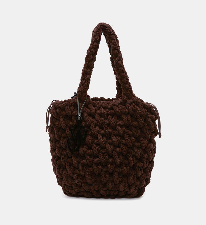 Small Blanket Knit Shopper Tote Bag