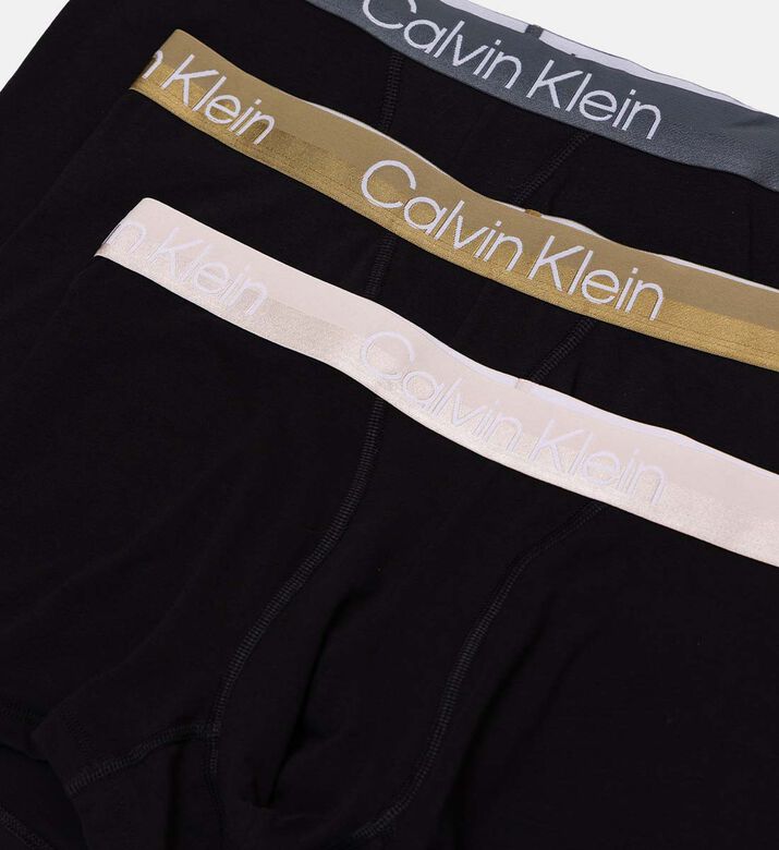 مجموعة بوكسر متعددة بخصر منخفض بتمدد خفيف