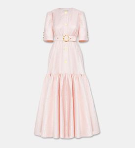 Poca and Poca Belted Tiered A-line Dress, Packshot View