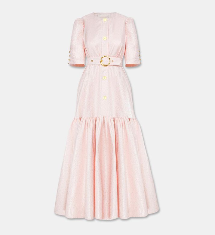 Poca and Poca Belted Tiered A-line Dress, Packshot View