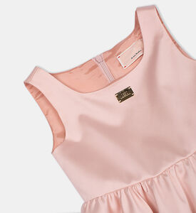 فستان واسع بلا أكمام برقعة بلوغو