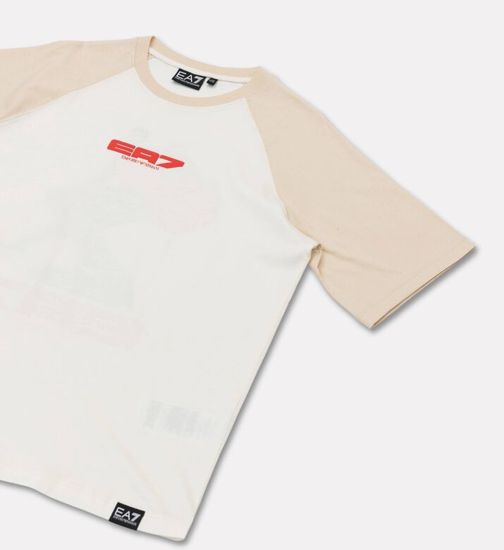 EA7 Cotton Crewneck T-shirt, Packshot View