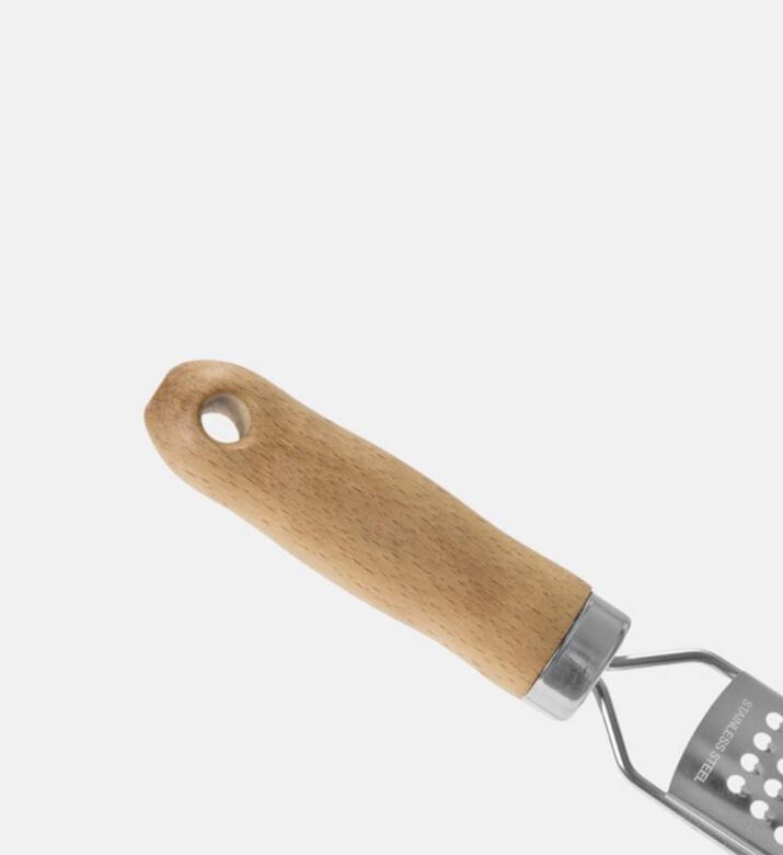 Stainless Steel Beech Wood Grater