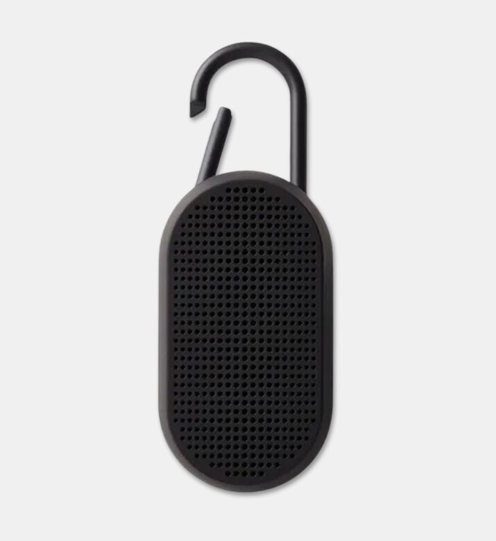 Lexon Design Mino T Bluetooth Speaker, Black, Packshot View