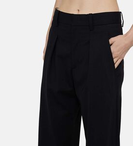 Pleats-detail Wide-leg Pants