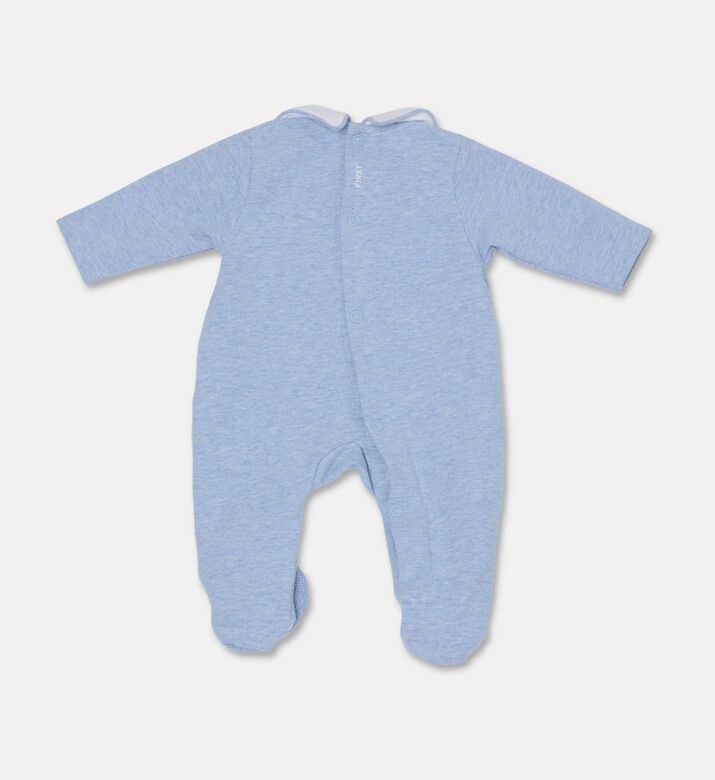 My First Collection Casual Embroidered Bear Romper, Packshot View