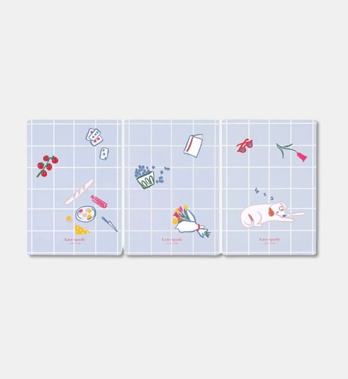 Kate Spade New York Park Picnic Triple Notebook Set, Packshot View