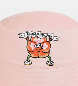 قبعة باكيت بطبعة أزهار