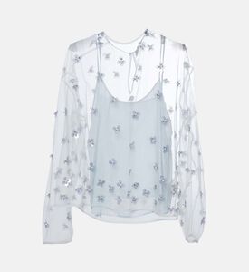 Forte-Forte All-over Floral Sequined Shirt, Packshot View