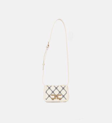 Geometric-print Shoulder Bag