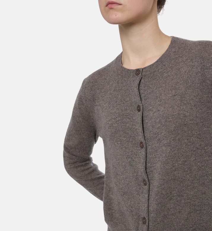 Samsoe Saboston Knit Cropped Cardigan, Model View