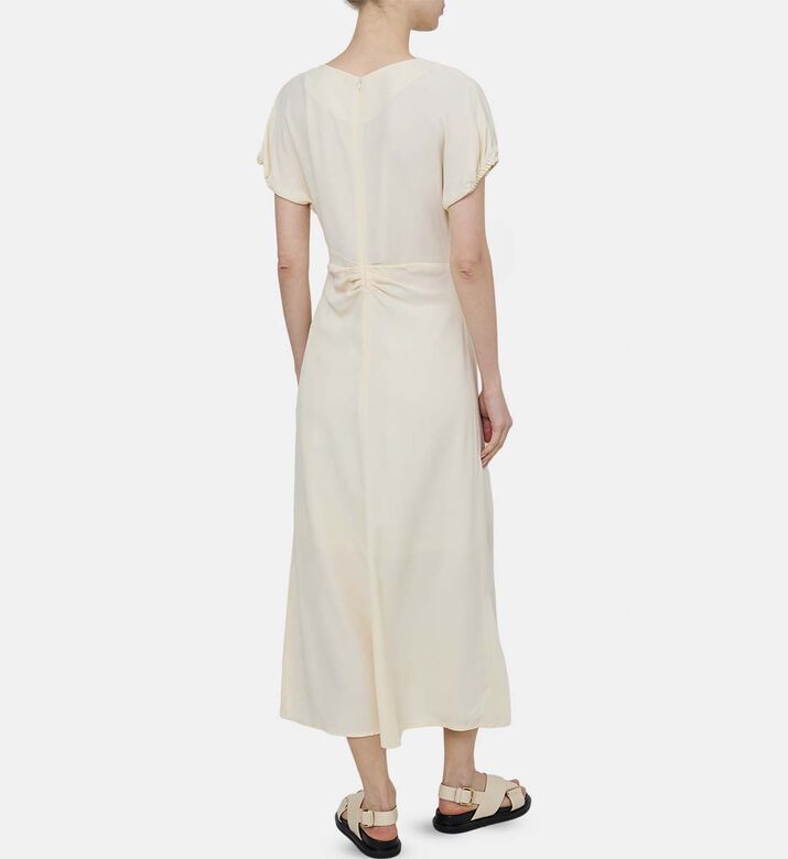 Central Folds Midi Dress