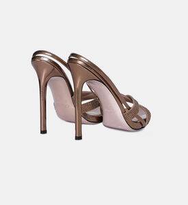 صندل كريسي بأحجار الراين بسير خلفي مفتوح