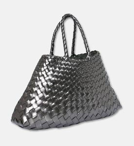 Dragon Diffusion Santa Croce Small Leather Bag, Grey, Packshot View