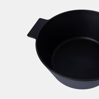 Cast Iron Lidded Casserole