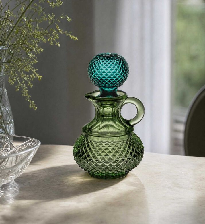 Vista Alegre Bicose Verde Decanter, Model View