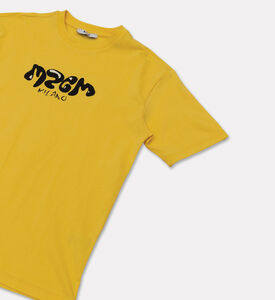 M S G M Logo-print Crewneck Regular-fit T-shirt, Packshot View