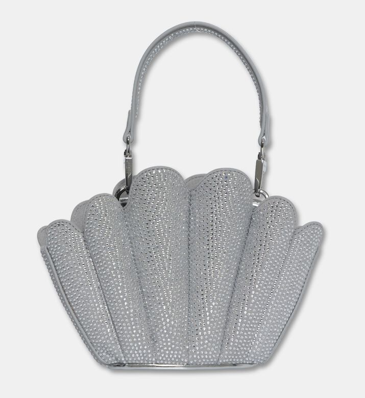 Mlouye Micro Seashell Metallic Bag, Crystal-clear, Packshot View