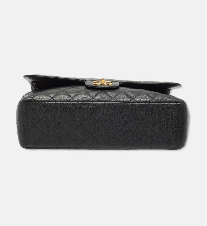Chanel Preowned Chanel Quilted Caviar Leather Maxi Double Flap Bag, Packshot View