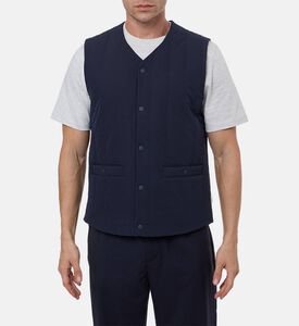 Les Deux Sebastian Tech Regular-fit Vest, Model View
