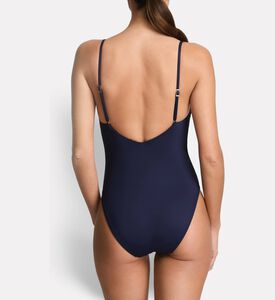 Ralph Lauren Knotted Keyhole One-piece Swimsuit, Model View