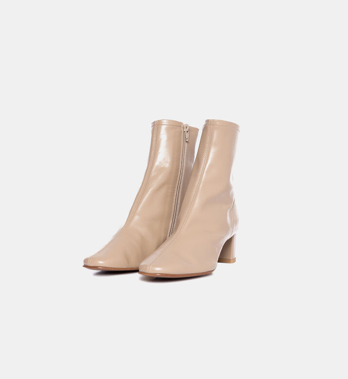 Sofia Leather Ankle Boots