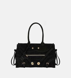 Zouzou Suede Leather Handbag Zouzou Suede Leather Handbag