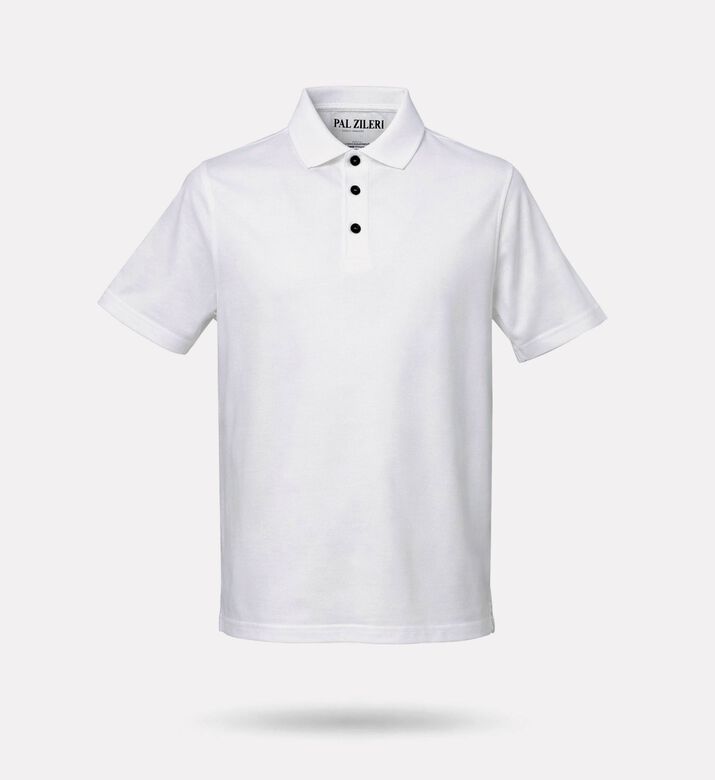 Pal Zileri Polo, White, 54, Packshot View