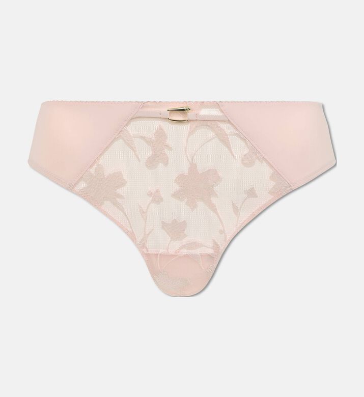 Chantelle Floral Embroidery Tanga, Light-pink, Xs, Packshot View