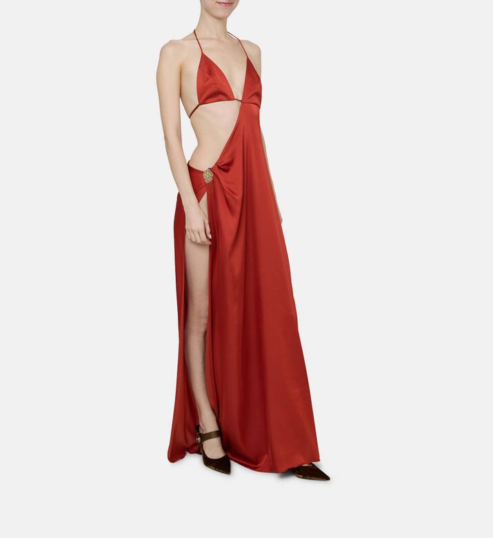 V-neck Sleeveless Dress