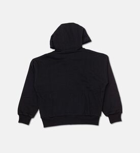 Sprayground Logo Shark Mouth Full-zip Hoodie, Black, 14y, Packshot View