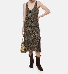 Zadig et Voltaire Leopard-print V-neck Top, Model View