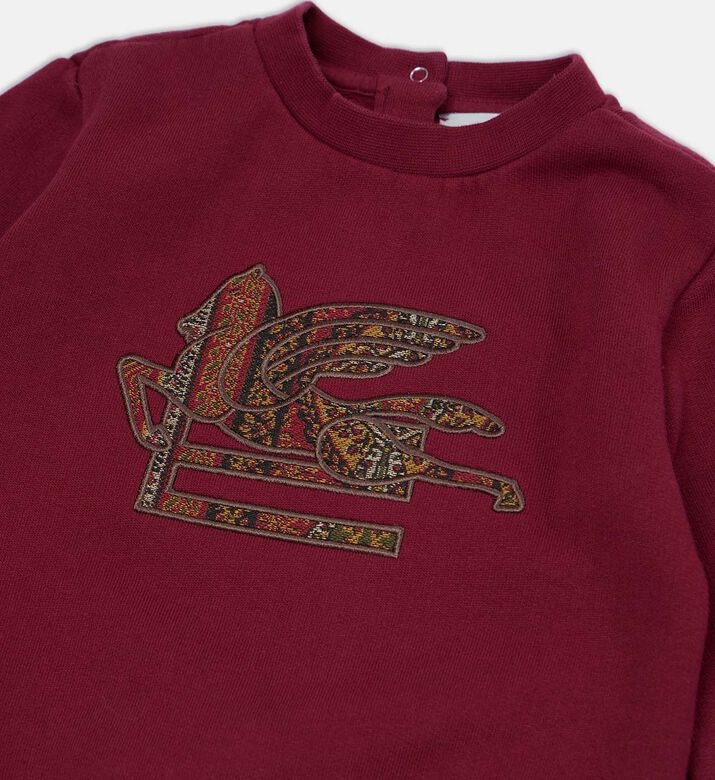 Logo-embroidery Long-sleeve Sweatshirt