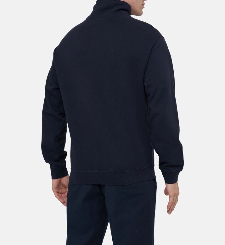 سويت شيرت قطن بياقة بسحاب