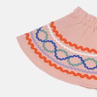 Barbera Knit Wavy Pattern Skirt