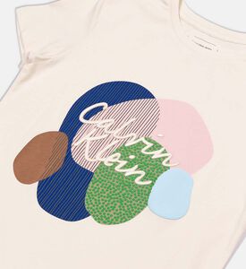 تيشيرت قصير الأكمام بطباعة غرافيكية