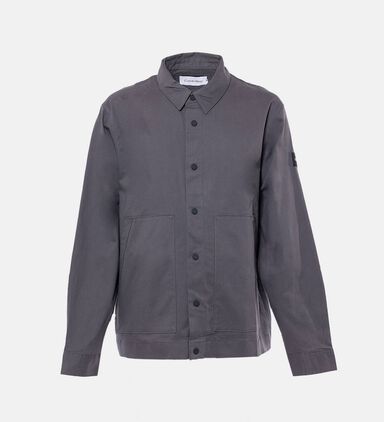 Pocket-detail Twill Overshirt