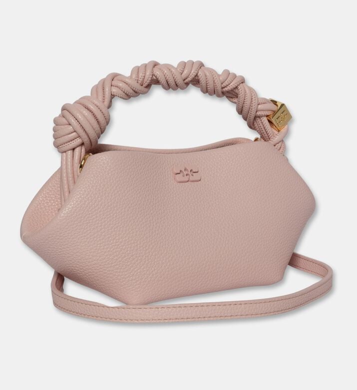 Ganni Twisted-rope Top Handle Gold-tone Logo Cube Bag, Packshot View