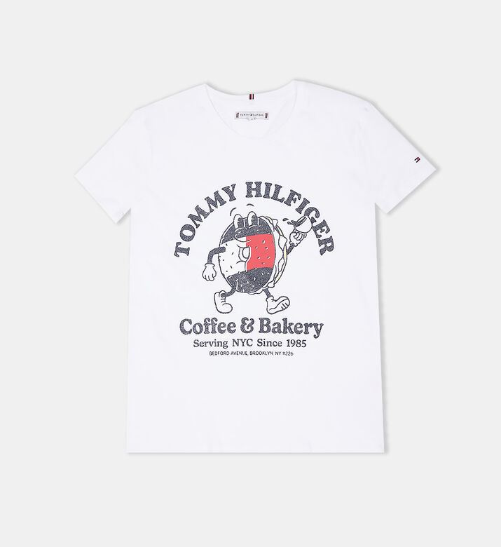 Girl Tommy Bagels Printed T-shirt