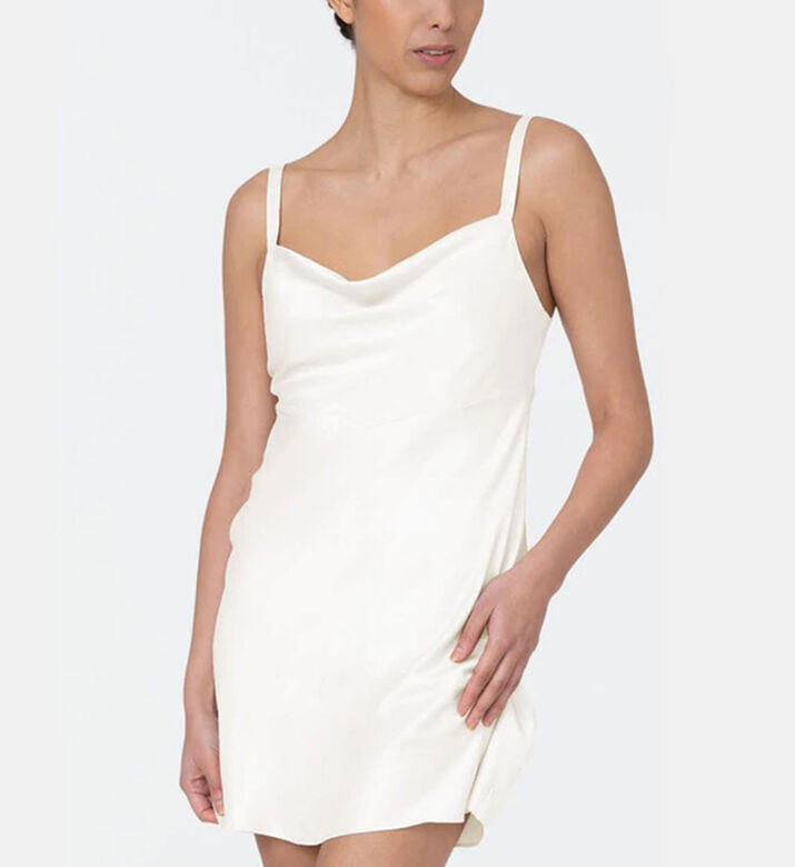 Heavenly Satin Chemise With Robe