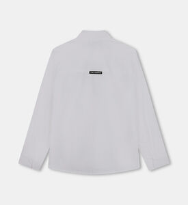 Kl Jacquard Cotton Poplin Shirt