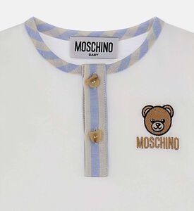 Moschino BKT Striped Teddy-embroidery Romper, Packshot View