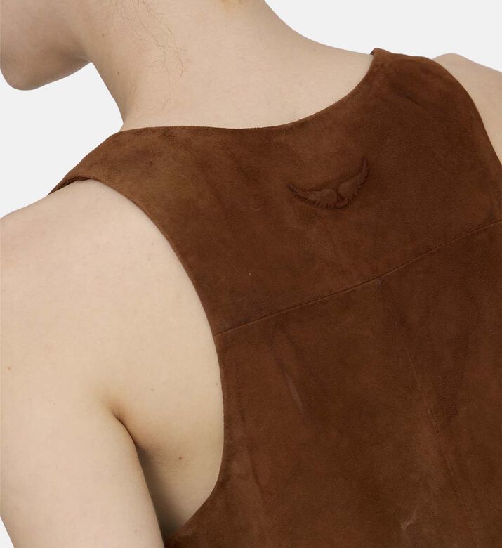 Rasha Suede Mini Dress